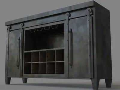 Bagley Sideboard 3D model