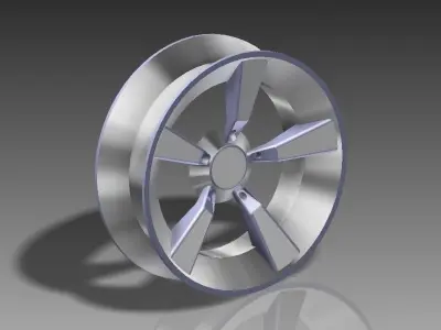 Alloy wheel rim Free 3D model