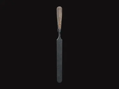 Medieval Chisels V08 Low-poly 3D model