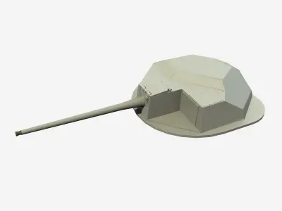 30 mm MK 46 GUN model 3D model