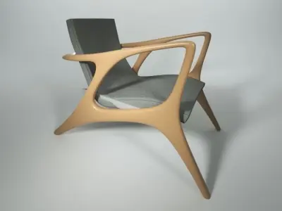Arm chair Free 3D model