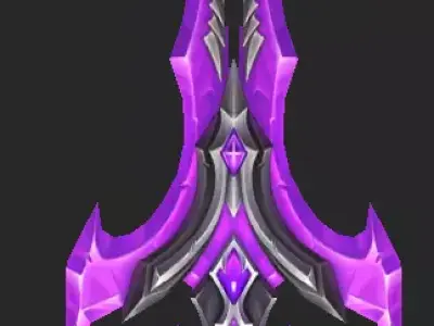 Pack With 30 Fantasy Swords - Part 09 Low-poly 3D model