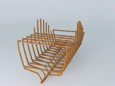 Mounted frames Free 3D model