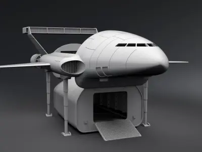 Thunderbird 2 scale model 3D print model