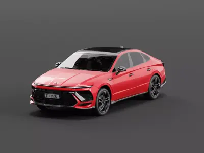 Hyundai Sonata N Line 2024 Free 3D model