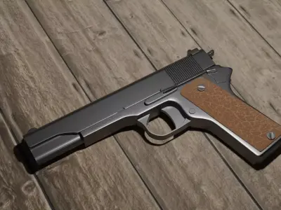 pistol - gun 3D model