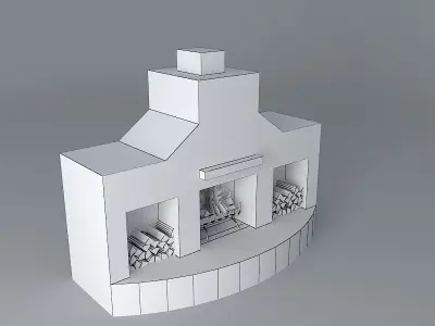 The Corhorst fireplace Free 3D model