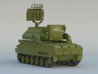 9K330 Tor SA-15 Gauntlet 3D model purchase