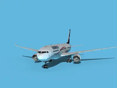 Boeing 787-9 Aero Mexico 1 3D model