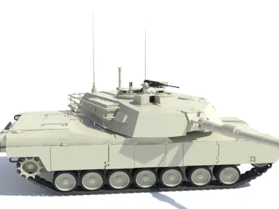 M1 Abrams Tank Model 3D model
