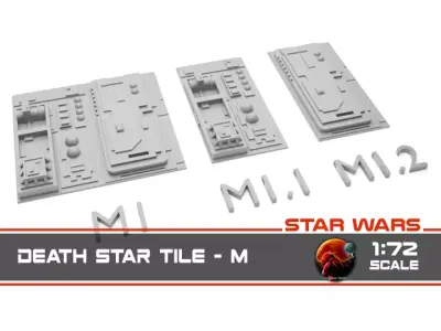 Death Star Tile   Type M 3D print model