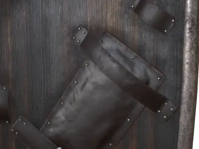 Heater Shield Low-poly 3D model purchase