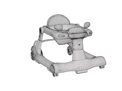 Baby Walker Activity Mobility Toy 3D model