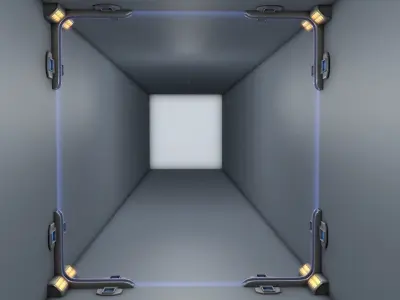 Hall Shield Generator 3D model