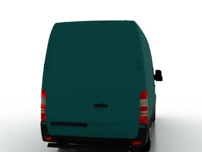 Mercedes Benz Sprinter L2H2 2015 Cargo UK 3D model