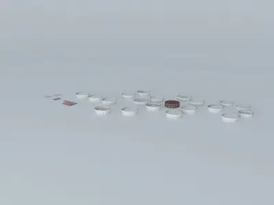 Oil tanks Palau Bukon Free 3D model