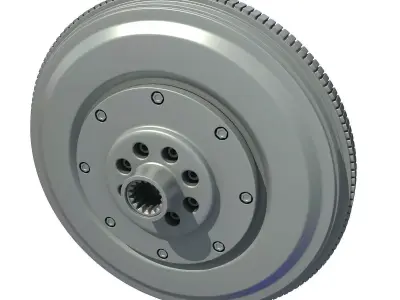 Engine Flywheel 019 3D model