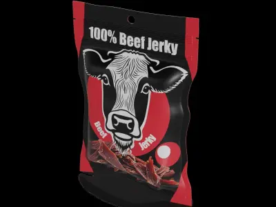 Dried meats Dried Beef Jerky 3D model