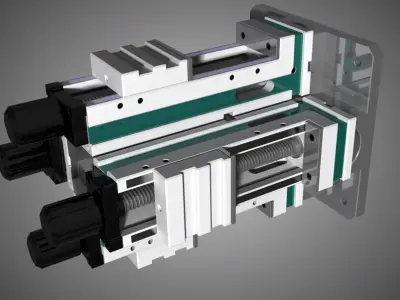 high pressure automatic vises Free 3D model