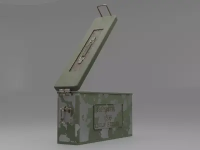 Ammunition Box Low-poly 3D model order