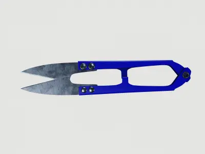 Thread clipper Low-poly 3D model