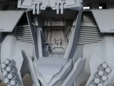 Assault Mech CH-01 3D model