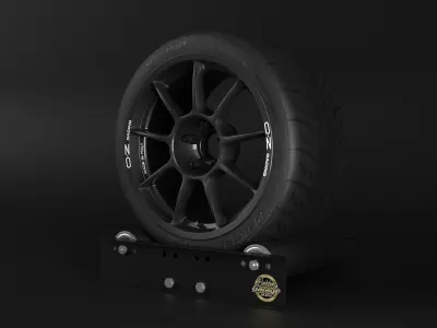 OZ Racing Challenge HLT Low-poly 3D model