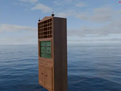 Titanic cabinet with safes 3D model
