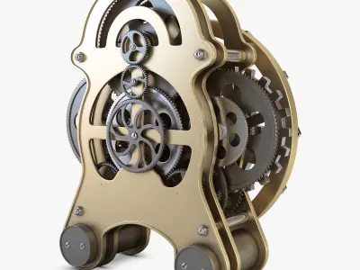 Gear alarm clock v 1 3D model