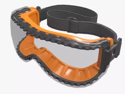 Safety Goggles Low-poly 3D model purchase