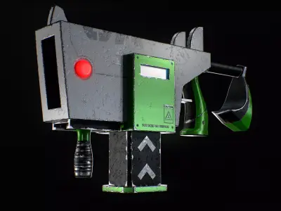 Weapons pack Free low-poly 3D model