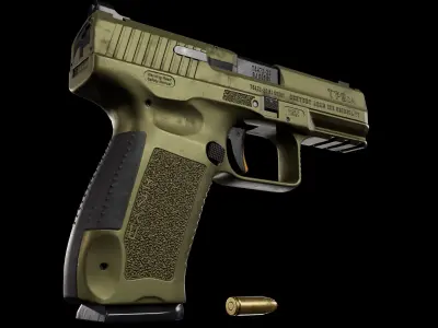 Canik TP9DA Low-poly 3D model