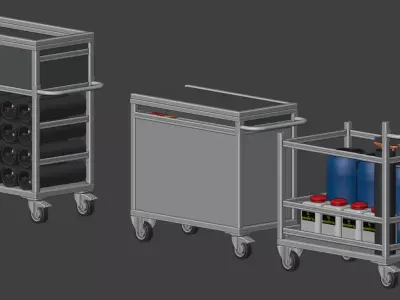 Rollwaegen 3D model