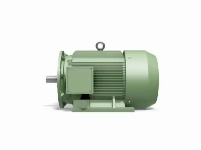 280M B35 Right 2 Pole IEC electric motor - 3D CAD model 3D model