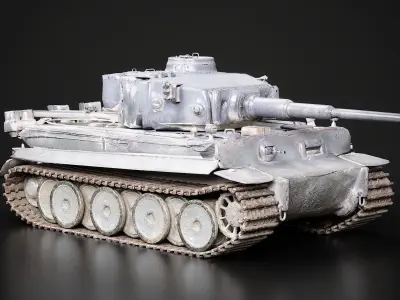 Procedural WWII Battlefield Models Free low-poly 3D model