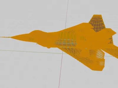 F-22 Fighter Jet Free 3D print model