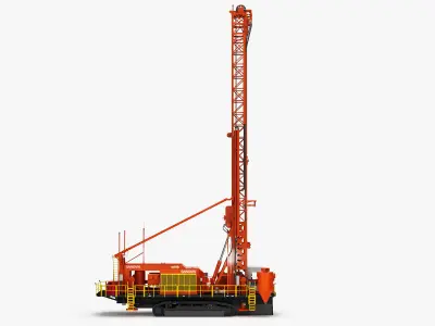 Rotary Blasthole Drill Rig DR416i 3D model