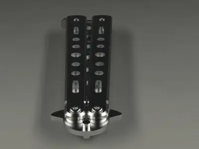 Training butterfly knife 3D print model