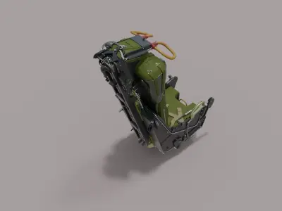 Martin Baker Mk7 Ejection Seat 3D model