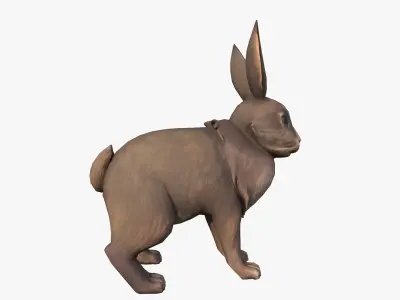 Rabbit Low-poly 3D model order