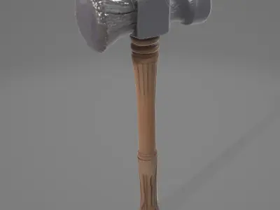 Realistic Hammer - High-Quality 3D Model 3D model