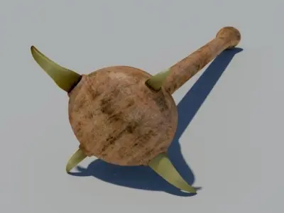 Mace for troll Low-poly 3D model