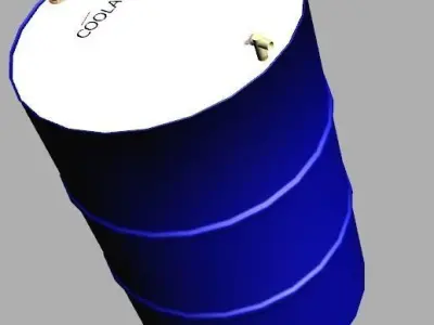 oil drum 200ltr Free 3D model