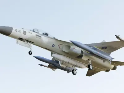 AIDC F-CK-1 Fighter  Taiwan 3D model