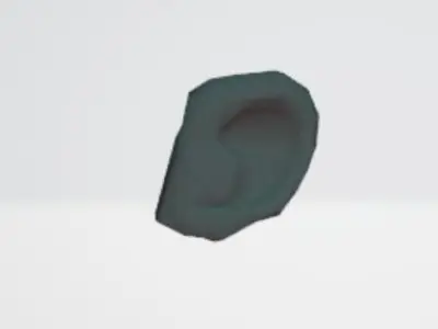 tooth and ear 3D model