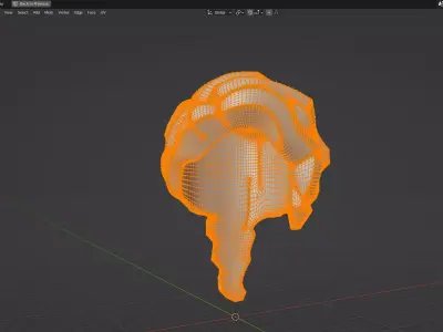 Custom 3D print Minifigure Accessory - Minifigure Hair S2 - 090 3D print model