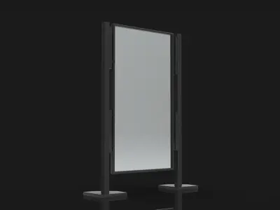 Outdoor Advertising Stand V4 3D model