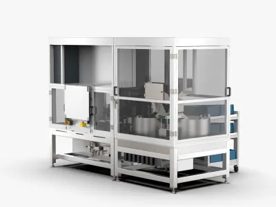 Automatic Small Motor Gearbox Assembly Machine 3D model