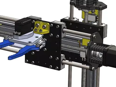 2DOF Linear Robot 3D print model