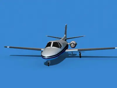 Cessna Citation 550 II Bravo V14 3D model